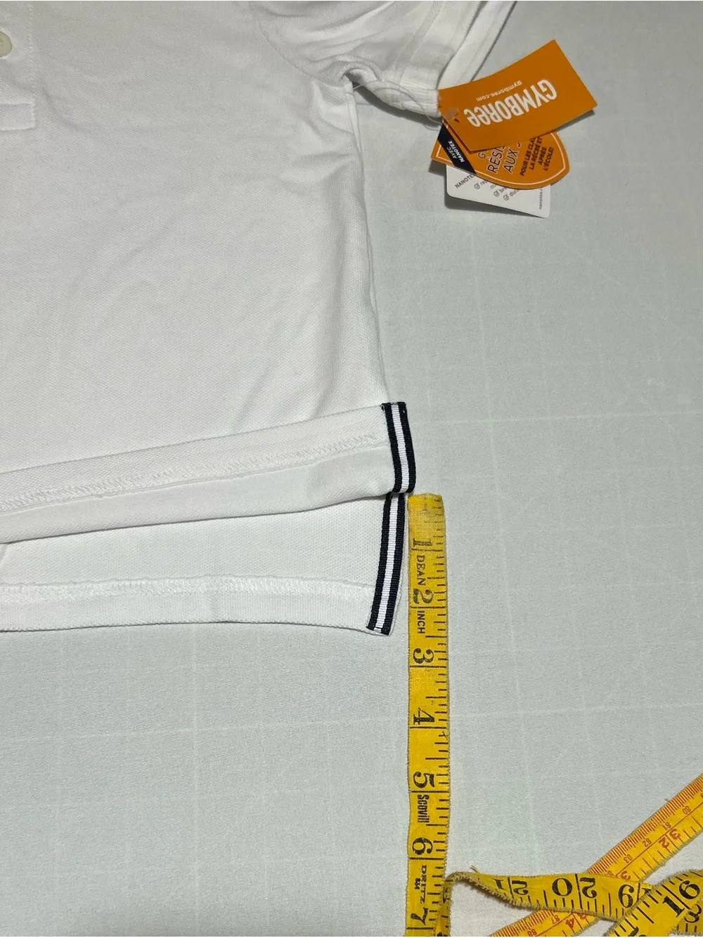 Gymboree Boys White Short Sleeve Stain Resistance Polo Top NWT Uniform Preppy